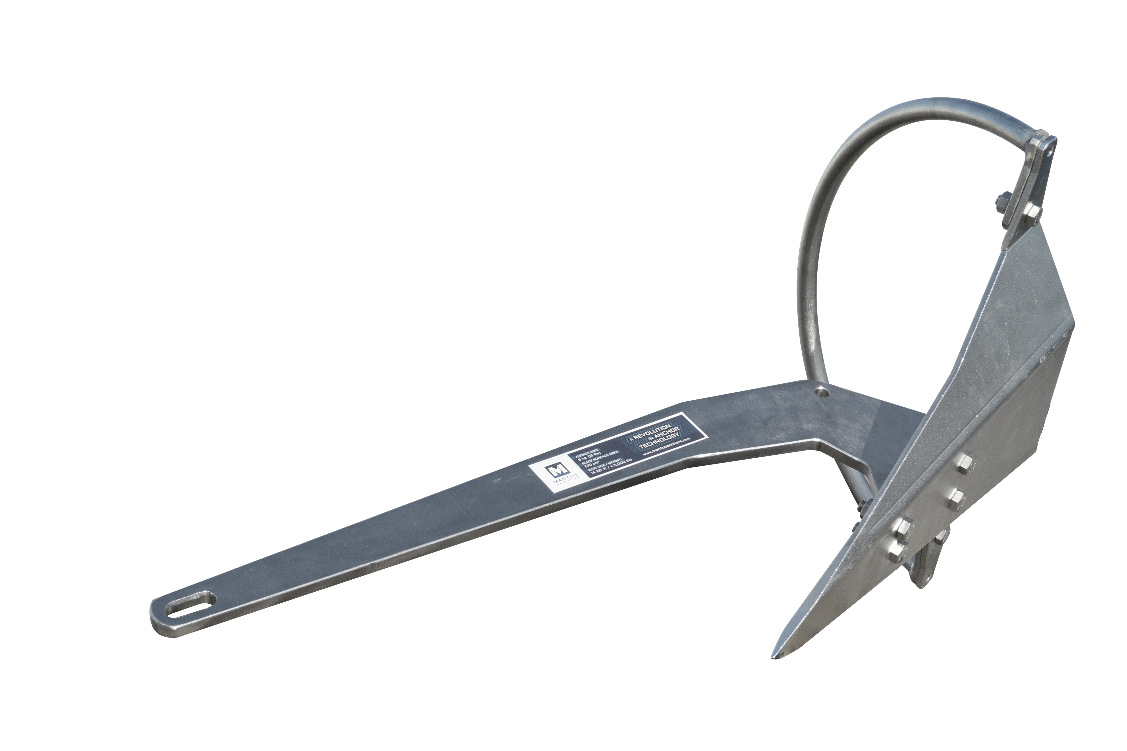 N & J Marine - Mantus 85 lb Stainless Steel Anchor